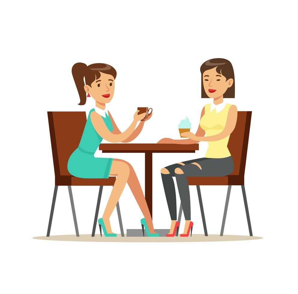 Sharing coffee with friends, it doesn’t get much better.